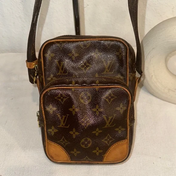 Authentic Louis Vuitton Brown Leather Amazon Bag + Certificate of Authenticity - Picture 4 of 12